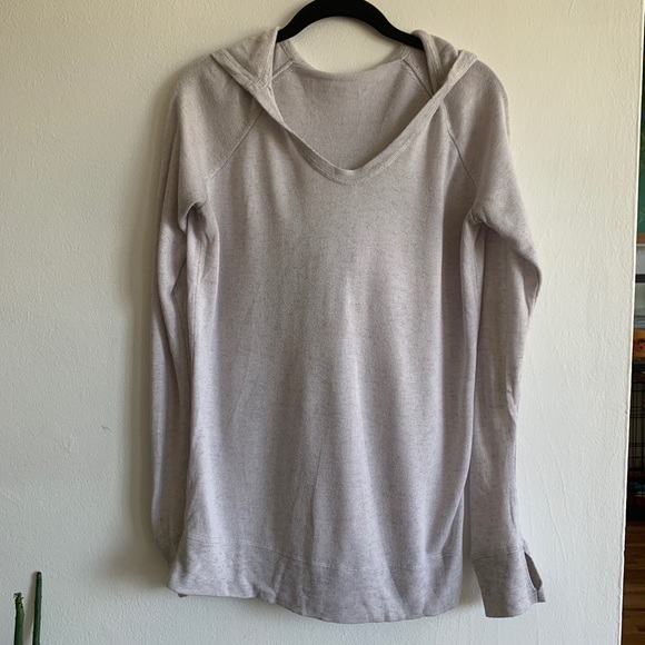 lululemon cashmere blend hooded sweater